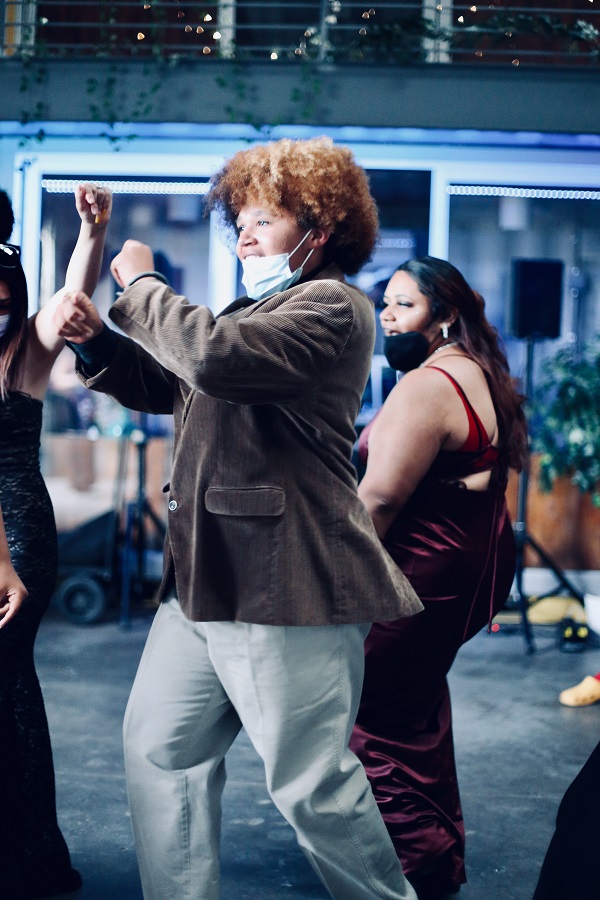 Two students dancing at Prom